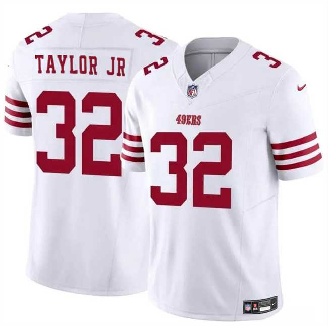 Men & Women & Youth San Francisco 49ers #32 Patrick Taylor Jr White 2024 F.U.S.E. Vapor Untouchable Limited Stitched Jersey